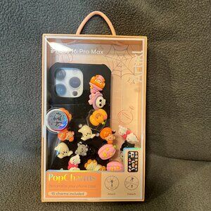 iPhone 16 Pro Max Halloween Case Charm Kit PopCharms 15pcs Cute Kawaii Decor